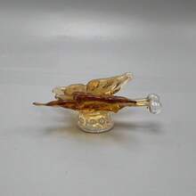 Handmade Yellow Butterfly Glass Figurine With Base, Suitable For Home Decor, Holiday Surprise Gift - Nutman - View 2