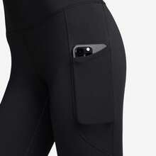 Nike Dri-FIT One High Rise 7/8 Pocket Tights Women's Black FN3241-010 - 黑色 - 查看 3
