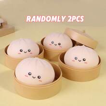 Creative Stress Relief Bun Squeeze Toy, Realistic Bun Squishy Slow Rebound Stress Relief Toy - Multicolor - View 11