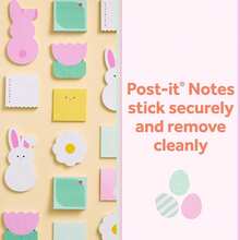 Cute Sticky Notes, 1 Pink Square Pad With White Bunny Ears And 1 Pink Pad With White Bunny Tail, 2.9 Inx 2.8 In, Great Easter Baskets Or Mothers Day, 2 Sticky Note Pads With 50 Sheets - Bunny Ears and Bunny Tail - View 4