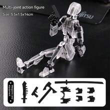 Bộ 6+ mô hình may mắn tự lắp ráp, nhiều khớp cử động, búp bê lắp ráp DIY, đồ chơi giảm căng thẳng DIY. - Nhiều màu - Xem 12