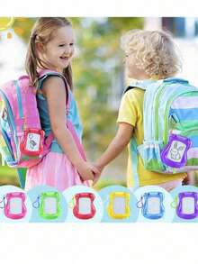 1/6/10片装迷你磁性画板，背包/钥匙扣记事本，可擦写素描本，生日派对小礼物/填充物，返校/情人节/婚礼/生日礼物，部分颜色随机 - 彩色 - 查看 5