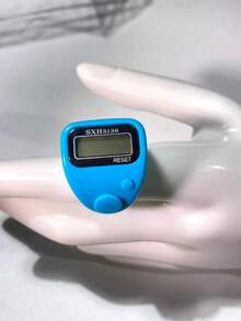Modern Plastic Finger Ring Tally Counter With Card, Unlimited Version Electronic Handheld Clicker, Battery Powered Digital Display Screen, For Warehouse Inventory, Math, Counting - Multicolor - View 16