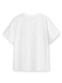 Neon Glow In The Dark Let's Glow Birthday Airbrush T Shirt - 白色 - 查看 2