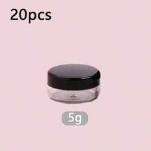 5g Travel Size Cream Container, Convenient Round Container, Cosmetic Refillable Jar, Suitable For Sample Box, Applicable For Cream, Shampoo And Lotion, Made Of Fragrance-Free Plastic - Pink - View 13