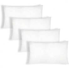 Pack Of 2 Or 4 Units.  Cojines Decorativos , Cojín Acolchado Para El Hogar, Almohadón Relleno De Fibra Hueca, Para El Sofa Or El Coche, En Todos Los Tamaños 30*50 40*40 45*45 40*60 50*50 55*55 60*60 50*70 - 白色 - 查看 18