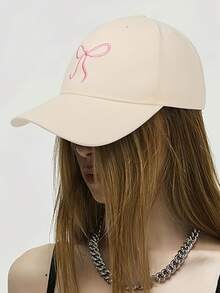 2-In-1 Women's Butterfly Embroidered Baseball Cap, Versatile Solid Color Adjustable Hat, Suitable For Spring/Summer Outdoor Sun Protection, Women's Hat, Essential For Vacation, Beach Hat, Summer,Holiday,Travel - Multicolor - View 2