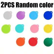 1/2/5pcs Random Color Cat/Dog Can Lid, Fresh Keeping Silicone Seal Cover, Universal Canned Food Lid - Multicolor - View 16