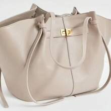 Lightweight, Large-Capacity Wing Bag For Women, High-End Handbag, Commuter Mommy Tote Bag - 25089# Black (PU) - View 11