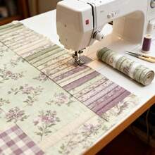 40 Piezas De Tela Patchwork Precortada En Elegantes Combinaciones De Colores Con Patrones Vintage, De 6.5 X 50 Cm (2.55 X 19.7 Inch). Kit De Costura Adecuado Para Costura A Mano, Patchwork, Confección De Muñecas, Adorno De Bolsos Y Decoración Del Hogar. Lavar A Mano Solamente. Ideal Para Proyectos De Costura DIY, Perfecto Para Principiantes Y Profesionales Por Igual. - 40 unidades - Ver 4
