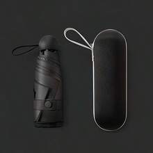Compact Auto Open/Close Pocket Umbrella - Automatic Folding Umbrella With 6 Sturdy Ribs, Portable For Daily, Travel And Outdoor Use - Multicolor - View 9