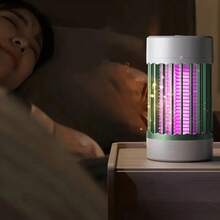 SOKANY USB Mosquito Killer Lamp With UV Light, 360° High-Voltage Shock, Hanging And Portable, 2 Modes (Trap And Night Light). Ideal For Bedroom, Dorm, And Outdoor Camping. Summer Essential Mosquito Killer, Chemical-Free Protection. - Multicolor - View 2