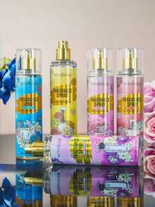 Xịt thơm toàn thân 100ml, 5 lựa chọn thay thế cho thương hiệu cao cấp, tận hưởng hương thơm sang trọng với giá cả phải chăng, xịt khử mùi mùa hè, 5 hương hoa quả lưu hương lâu, dung tích lớn dễ mang theo, thích hợp sử dụng cho các vật dụng hàng ngày như vải vóc, quần áo, quần, váy để khử mùi. Nước xịt thơm cầm tay, có thể dùng để trang trí nhà cửa, gối, tủ quần áo, túi xách, ví để tạo hương thơm. Thích hợp cho du lịch, ô tô, kỳ nghỉ, khách sạn, văn phòng, phòng tập thể dục, rạp chiếu phim và nhiều nơi khác. - Nhiều gia vị - Xem 7