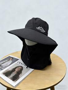 Unisex Wide Brim Bucket Hat With Face & Neck Flap, Breathable Mesh Design, Waterproof Quick-Dry, Adjustable Chin Strap, Suitable For Hiking, Camping, Gardening, Beach, Cycling, Travel And Other Outdoor Activities - A - View 17