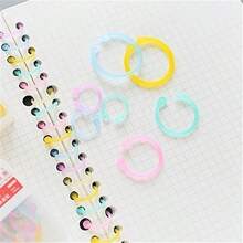Bộ 20 chiếc vòng kẹp giấy đa năng, bao gồm thẻ, vòng đục lỗ, kẹp giấy, phụ kiện lưu trữ sáng tạo. - A - Xem 10