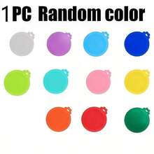 1/2/5pcs Random Color Cat/Dog Can Lid, Fresh Keeping Silicone Seal Cover, Universal Canned Food Lid - Multicolor - View 15