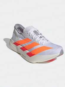 Adidas Giày chạy bộ đua ADIZERO ADIOS PRO 4 M Carbon Plate dành cho nam - Trắng/Cam - Xem 3