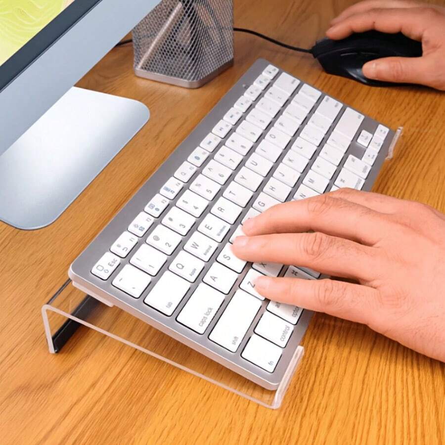 1 cái giá đỡ bàn phím nghiêng, giá nâng bàn phím, thiết bị nâng bàn phím