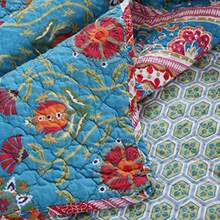 Greenland Home GL-1606ATHR Thalia Quilted Cotton Throw - Eliminar - Ver 5