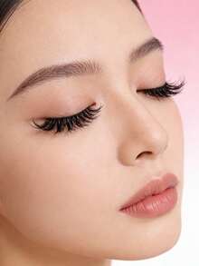 20 Pairs D-Curl Fluffy Faux Mink Eyelashes, Long-Lasting Natural Look, Charming Lashes - Black - View 10
