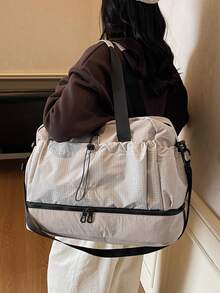 Túi xách nylon dung tích lớn, túi hành lý nhiều ngăn, túi tập gym có ngăn đựng giày riêng, túi đựng đồ ướt và khô, túi du lịch đa năng, túi tập luyện nhẹ, phù hợp cho học sinh, bác sĩ, y tá, giáo viên, nhân viên văn phòng, doanh nhân, phòng tập gym, bệnh viện, du thuyền, trường học, sân bay, hoạt động ngoài trời, leo núi, tập luyện, làm việc, du lịch, nghỉ cuối tuần, quà tặng ngày lễ, quà sinh nhật. - Nhiều màu - Xem 8