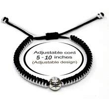 MANYC Basketball Bracelets Adjustable For Boys, Girls, And Adults Handmade Gifts For Basketball Players - 隨機樣式1 - 查看 3