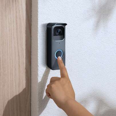 כיסוי להרכבה למצלמת פעמון דלת וידאו Blink - תואם רק לפעמון דלת וידאו Blink, תושבת להרכבה נגד גניבה ועמידה למים ללא קידוח