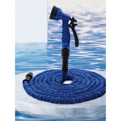 [Flexible High Pressure Garden Hose] Metal Garden Hose, With Multifunction Nozzle & Sprayer, Flexible, High Pressure, No Kink, Puncture Proof Hose For Yard, Outdoors