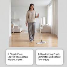 jakehoe Floor Cleaning Tablets - Clean Floors, Eliminate Unpleasant Odors, And Provide A Fresh Lemon Scent. Suitable For Tile, Hardwood, And Vinyl Floors. No Sticky Residue Left After Cleaning, And Won't Damage Floor Finishes. Compatible With Robot Vacuums And Wet Mops To Meet Daily Cleaning Needs. - 固體 - 查看 3