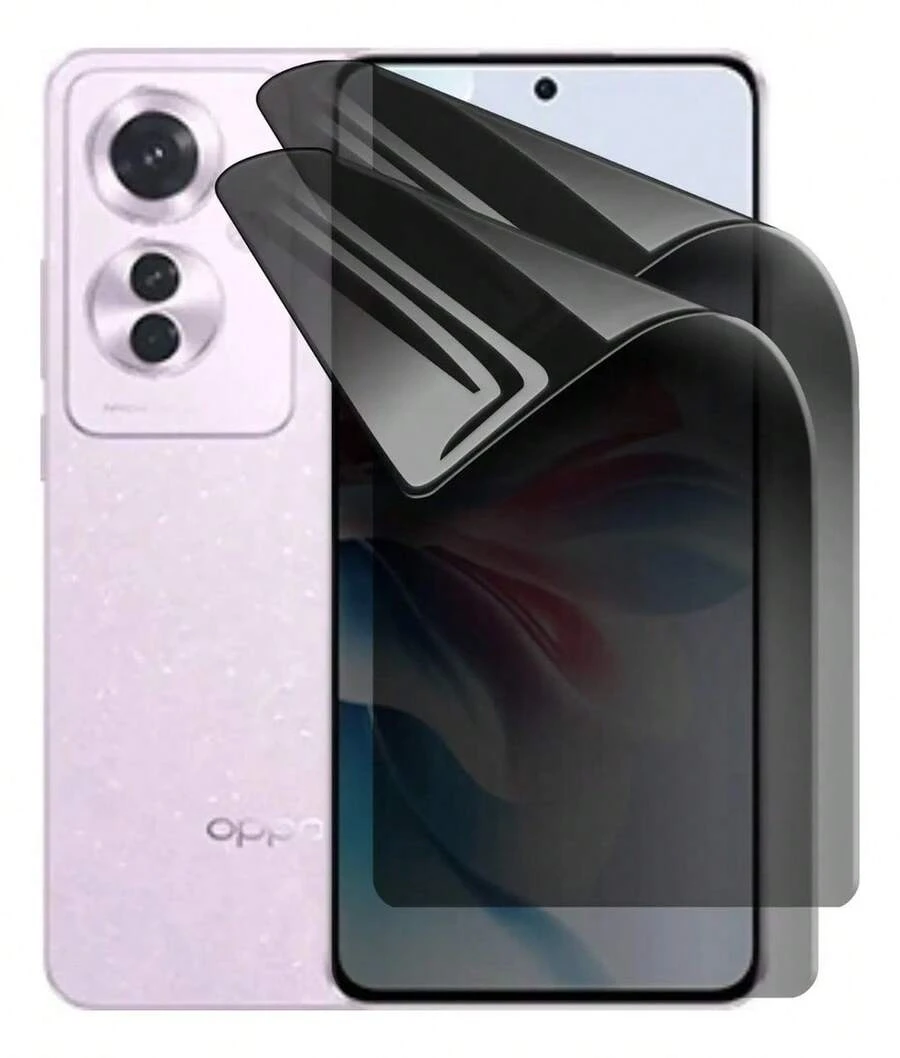 Oppo Reno11 F 5g - 2 Micas Hidrogel Diferentes acabados - Privacidad - Ver 1