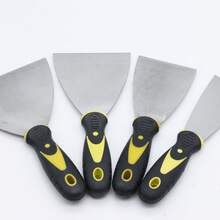 4 piezas Juego de raspadores de acero inoxidable, que incluye raspadores de 2 pulgadas, 3 pulgadas, 4 pulgadas y 5 pulgadas, adecuados para raspar pintura, quitar papel tapiz, aplicar sellador y talla grande - A - Ver 5