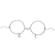 2件套日月汽车吊坠，心形配套项链，友谊项链，个性化定制汽车挂饰，送给男士、女士和情侣的爱情礼物 - 車載掛件 - 查看 7