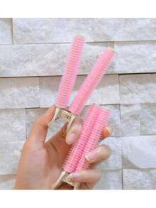 Slouchy Air Bangs Curler, Root Styling Fluffy Clip, Self-Adhesive Hair Curler Clip, Slouchy Top Of Head Styling Tool, Women Front Hairline Styling Clip Headpiece, Fluffy Bangs Clip, Air Bangs Clip High Crown Hair Clip, Seamless Hair Clip,Travel,Birthday - Multicolor - View 3