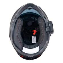 "Casco Abatible para Moto con Bluetooth y Luz LED – Certificación DOT,  y Tecnología Avanzada" - Negro1 - Ver 4