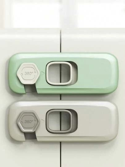 Khóa cửa chống trượt Latch Baby dùng cho khóa số - Khóa tủ, khóa tủ lạnh, khóa ngăn kéo, khóa cửa tủ, khóa đa chức năng bảo vệ trẻ em.