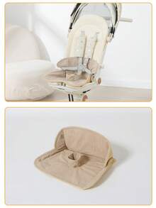 1 pieza Cojín para asiento de cochecito de bebé, multicolor, almohadilla universal para cochecito de todas las estaciones, accesorios para cochecito de bebé - Multicolor - Ver 9