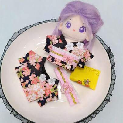 10cm Doll Clothes Suit Collection,Doll Clothing For Dressing Up,Outfit Sets,Clothes For Stuffed Animals,Star Fan Merchandise Doll Clothes,Party Favors,Birthday Gifts(Doll Not Included)