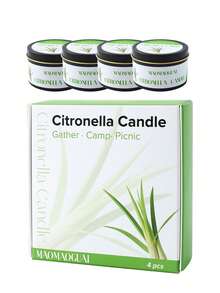 MAOMAOGUAI 2/4 Pcs Citronella Candles, Natural Lemongrass Essential Oil Scented Candles, 80 Hours Long Burning Portable Tin Candles, Smokeless Aromatherapy Candles For Camping, Picnic, Fishing, Patio, Backyard, Indoor Home Decor, Gift Set - one-size - View 15