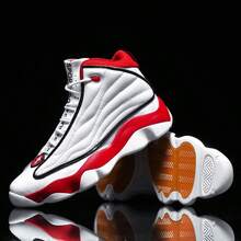 Men's Basketball Sneakers, High-Top Sneakers,Couple Matching Shoes, Non-Slip Athletic Shoes, Street Style Sneakers, Casual Sports Shoes, Men's Gift Sneakers, Pro Basketball Shoes, Men's Athletic Sneakers, Chunky Sneakers, Men's Running Shoes - 白紅 - 查看 4
