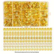70 Pcs Alloy Hair Accessories, Suitable For Braids, Multiple Adjustable Metal Gold Braid Rings, Ear Cuffs Without Piercings, Braid Hair Accessories, Suitable For Women And Girls, Including Claw Clips, Hair Claws, Hairpins, Hair Clips, Etc.,Summer,Holiday,Travel, Head Accessories - Gold - View 7