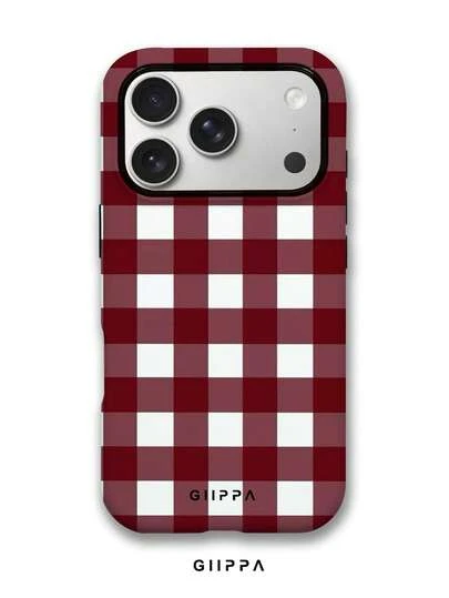 Carcasă telefon 17 Pro Max cu model în carouri roșu și alb, potrivită pentru Phone 16 Pro Max, 15 Pro Max, 14 Pro Max, carcasă de telefon coreeană, elegantă și interesantă, compatibilă cu 11/12/13/14/15/44 Pro Max Plus, design elegant atât pentru bărbați, cât și pentru femei, cadou ideal pentru prietenă de Crăciun, Ziua Îndrăgostiților, Paște, sezonul nunților și ziua de naștere.
