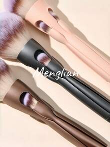 1 Stück Stück 4-in-1 Stück magnetisches Make-up-Pinselset, kompakter Reise-Make-up-Pinsel mit Puder- & Rouge-Pinsel, Concealer-Pinsel und Lidschatten-Pinseln, tragbares All-in-One-Beauty-Tool für unterwegs - Verschiedenfarbig - Übersicht 4
