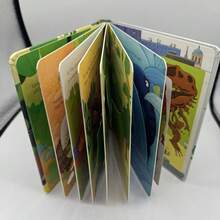 Foldable Pop-Up Dinosaur Theme Learning Materials | Made Of Cardboard, Foldable Inner Pages, Family Reading, English Learning, Cognitive Enlightenment, Language Development, Halloween, Christmas, Early Education, Vivid And Interesting Illustrations, Science Education - Multicolor - View 6