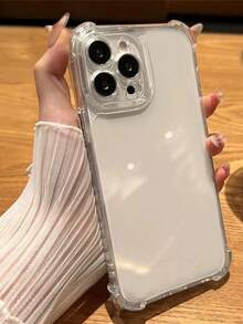 极简主义纯色透明手机壳，兼容 17 Pro Max/17 Pro/17 Air/17/16 Pro Max/16/16 Pro/16 Plus/15/15 Pro Max/15 Pro/15 Plus/11/12/13/14 Pro Max/XS/XR/11 Pro/11 Pro Max/12 Pro/12 Pro Max/13 Pro/13 Pro Max/7 Plus/14 Pro/14 Pro Max/14 Plus/7 Plus/8 Plus/8/SE2，极简防黄春季礼物 - 無色 - 查看 6