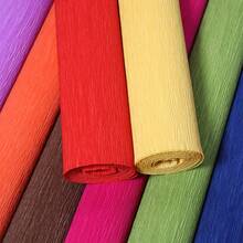 1pc 50cm Wide Colorful Crinkle Paper Roll, 2.5m Long Balloon Ribbon, For Party/Celebration Decor, DIY Paper Flower, Streamer, Ribbon Dance Props, Photography Backdrop, Fresh Flower Gift Packaging - Multicolor - View 4