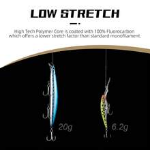 SeaKnight 100m/50m Double Layer Fluorocarbon Coated Fishing Line, Double Layer Fluorocarbon Coated Monofilament Main Line, Main Line 3-100 Lbs - Pink - View 9