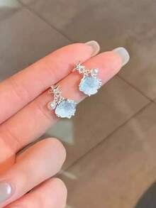2 đôi bông tai hình sao biển và vỏ sò bằng bạc, kiểu dáng tối giản, thanh lịch, thích hợp đeo hàng ngày khi đi nghỉ mát ở bãi biển dành cho nữ. - Như thể hiện trong hình ảnh - Xem 6