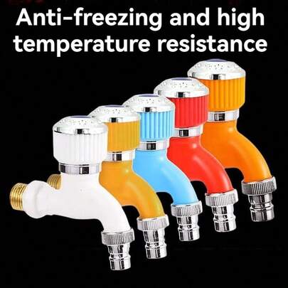 Vòi nước ngoài trời chống đóng băng dày 1/2 inch, chống nổ, thích hợp cho gia đình và máy giặt.