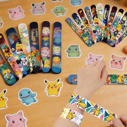 Bộ 12 vòng tay bấm chuông kiểu ngẫu nhiên, trang trí tiệc sinh nhật.