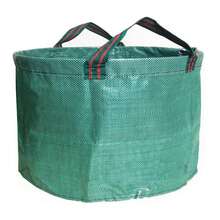 Túi đựng rác sân vườn chịu lực cao - Túi đựng rác thải xây dựng tái sử dụng - Túi đựng rác xanh/vườn có tay cầm - 16 gallon - Xem 6